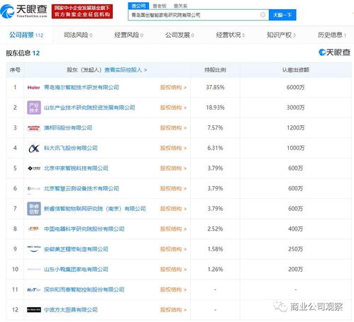 國創智能完成工商變更 科大訊飛、海爾、方太等企業入股塵埃落定
